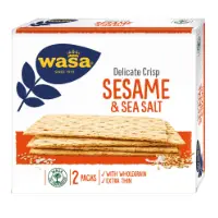 Wasa Delicate Crisp sesame &amp; sea salt - sezam